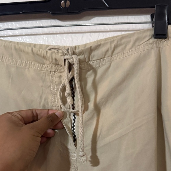 Johnny was Sz S Floral Embroidered Beige Pants y2k cargos - Picture 5 of 16